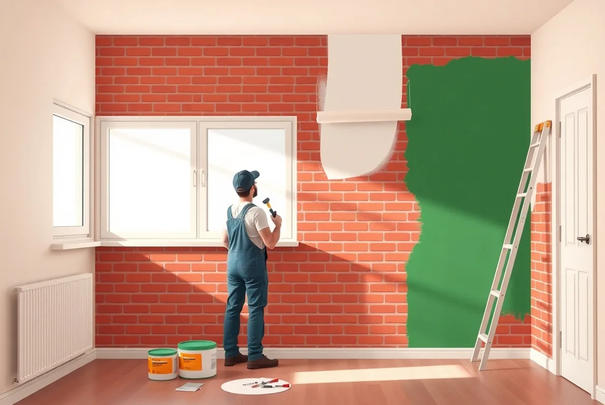 Peintre Charvieu-Chavagneux 38230 en intervention sur un chantier
